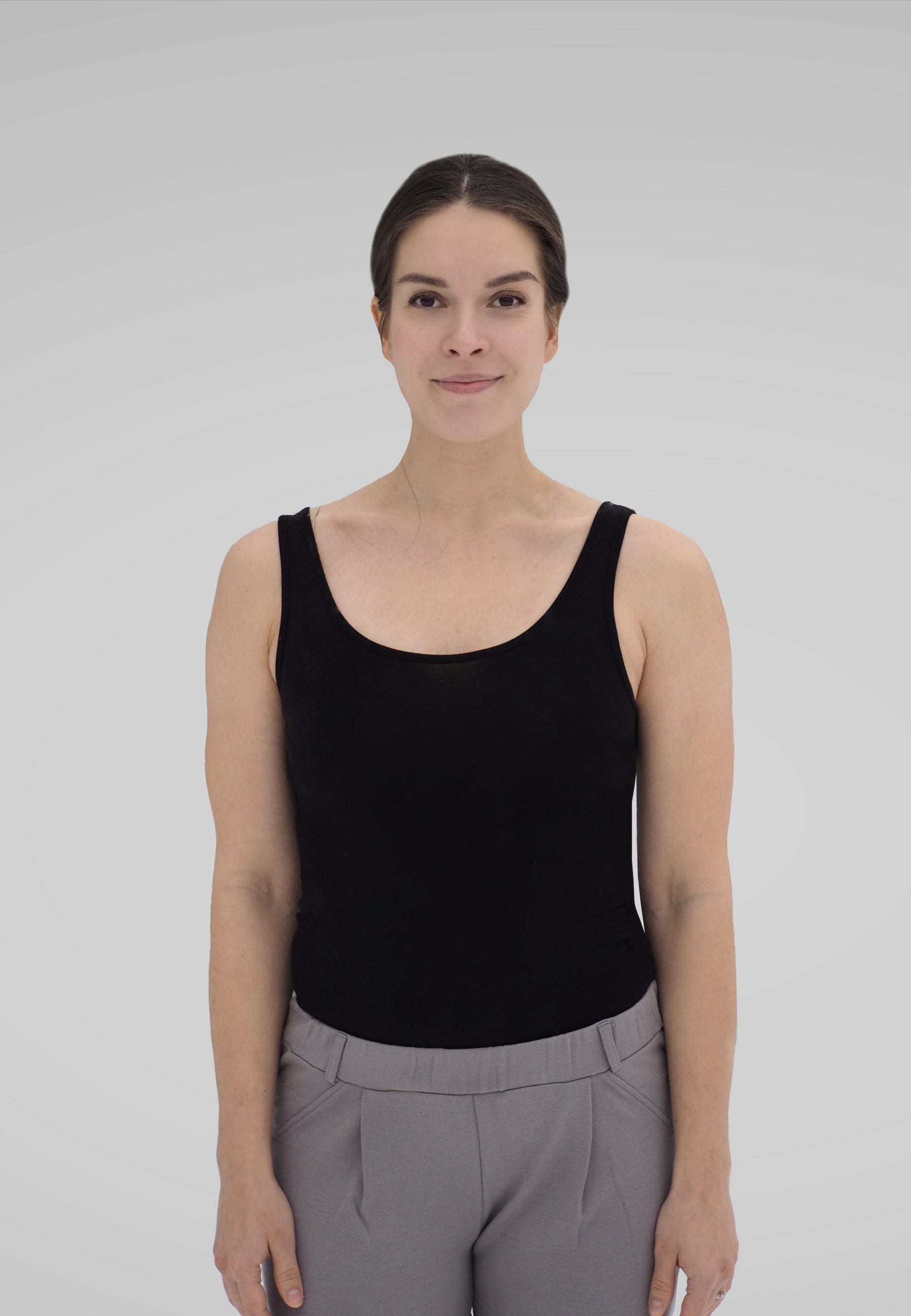 Naisten merinotoppi / musta