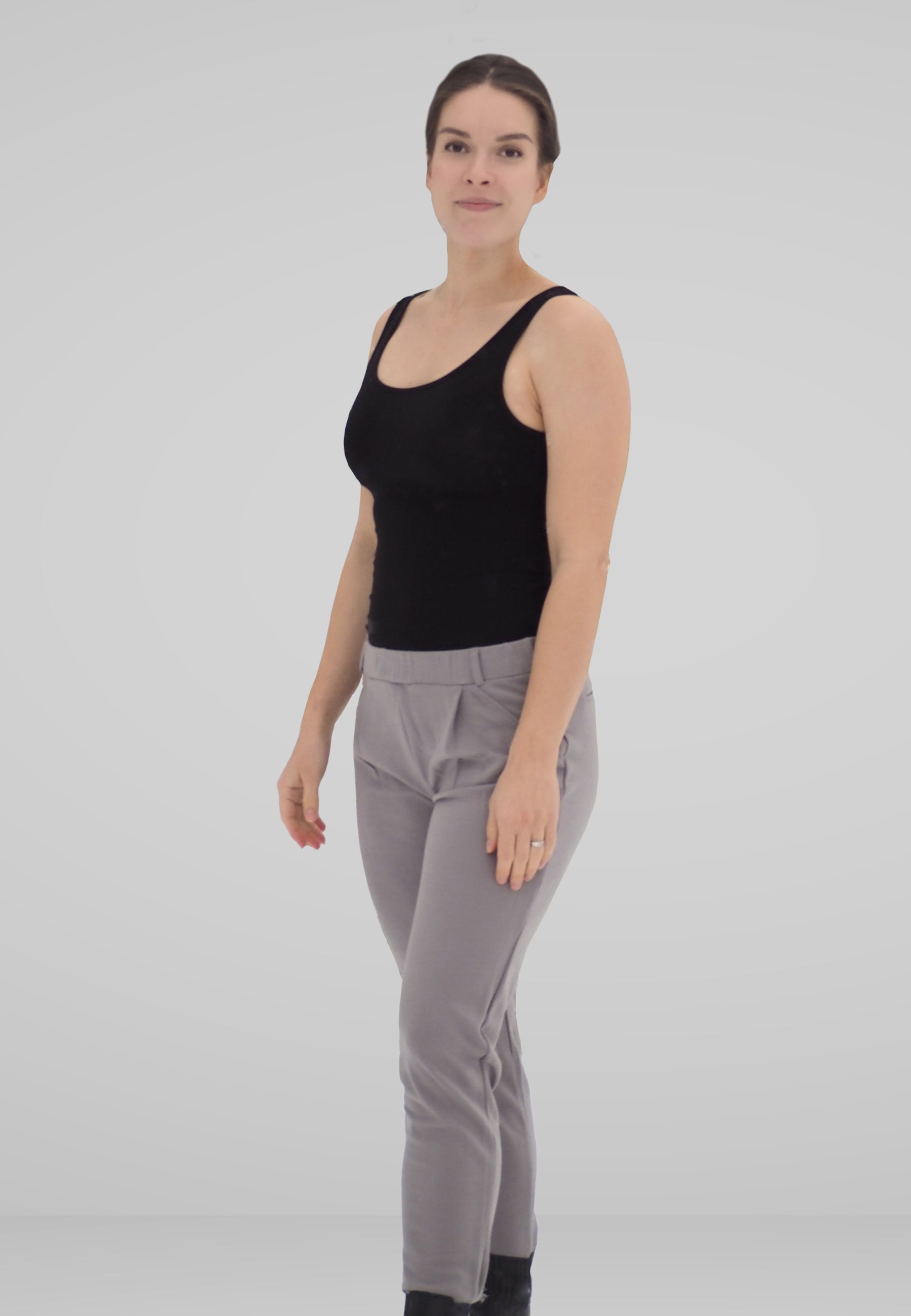 Naisten merinotoppi / musta