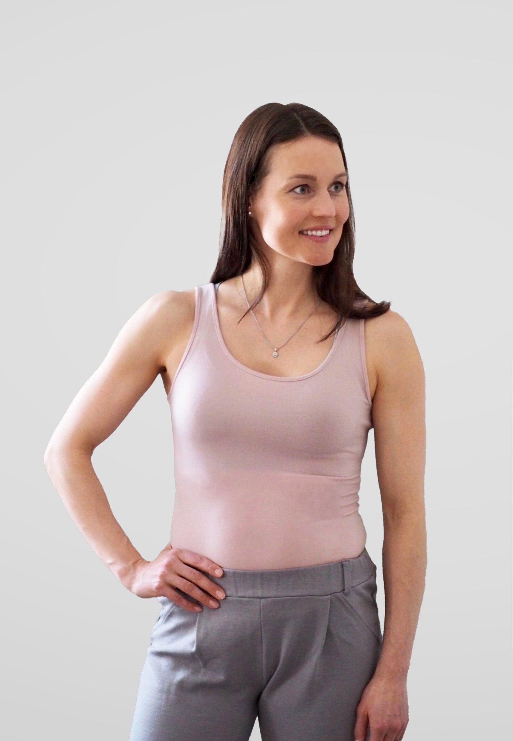 Naisten merinotoppi / rosa