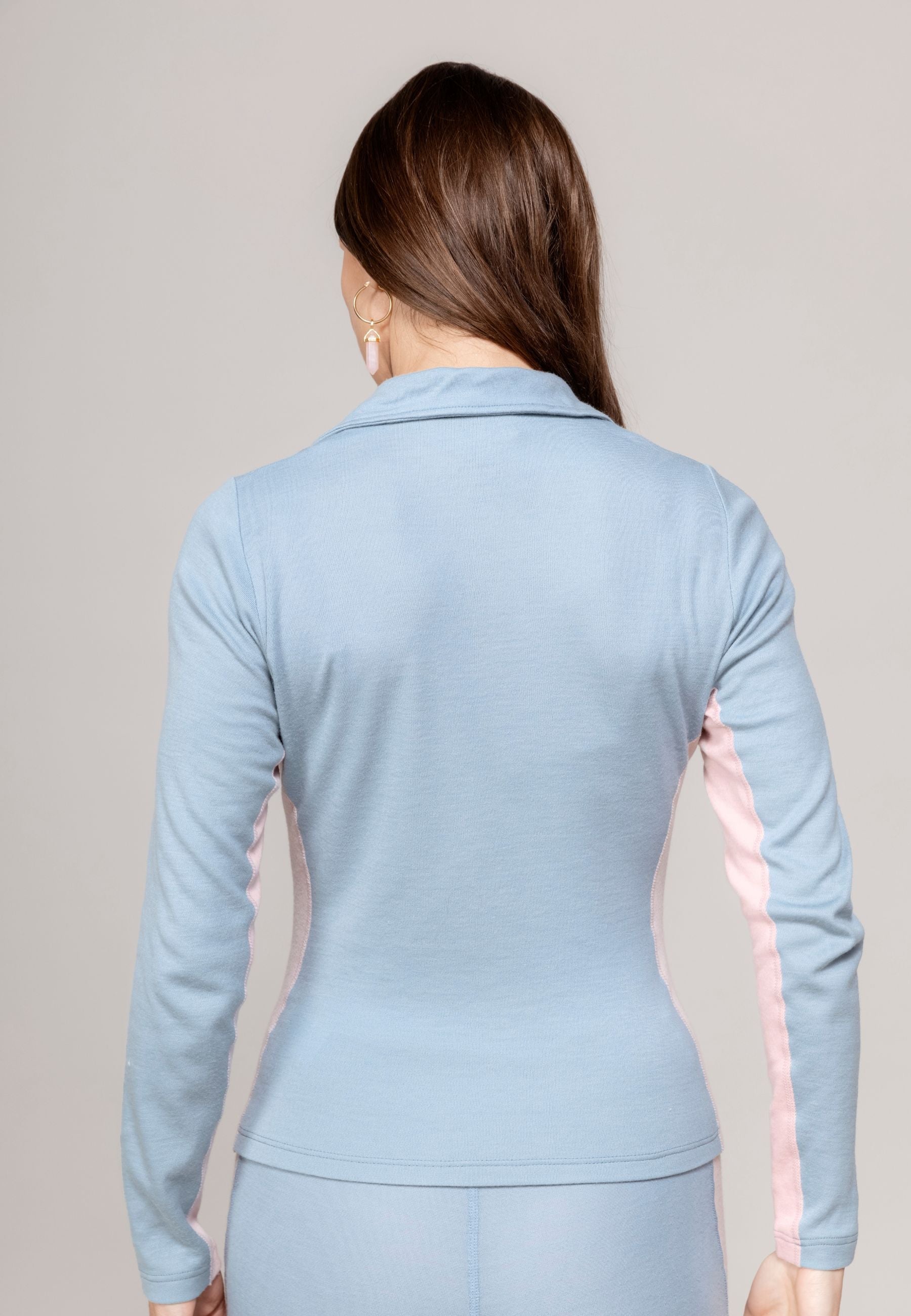 Naisten merinotakki / mustikka